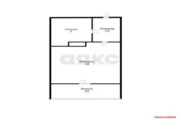 Фото №3: Студия 18 м² - Краснодар, мкр. жилой комплекс Самолёт-3, ул. Константина Гондаря, 93