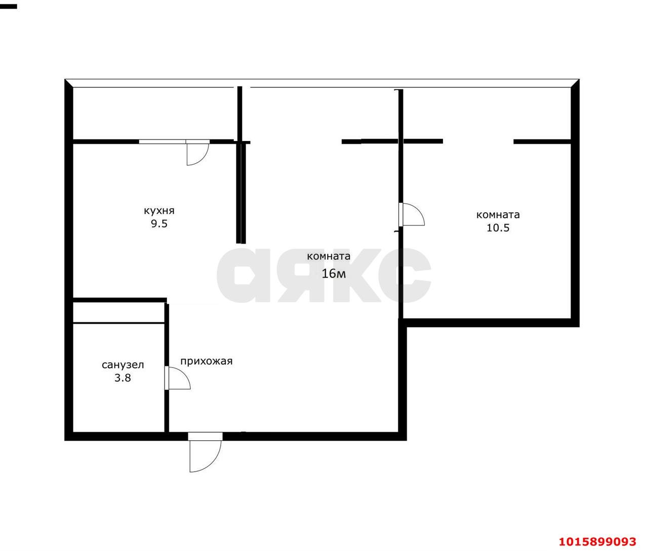 Фото №16: 2-комнатная квартира 55 м² - Краснодар, Прикубанский внутригородской округ, ЖК На Красных Партизан, мкр. Славянский, ул. Заполярная, 35к9