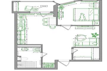 Фото №5: 1-комнатная квартира 41 м² - Краснодар, мкр. жилой комплекс Кино, ул. Уральская, 100