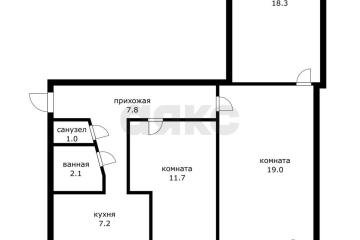 Фото №2: 3-комнатная квартира 70 м² - Краснодар, мкр. Фестивальный, ул. Рашпилевская, 327