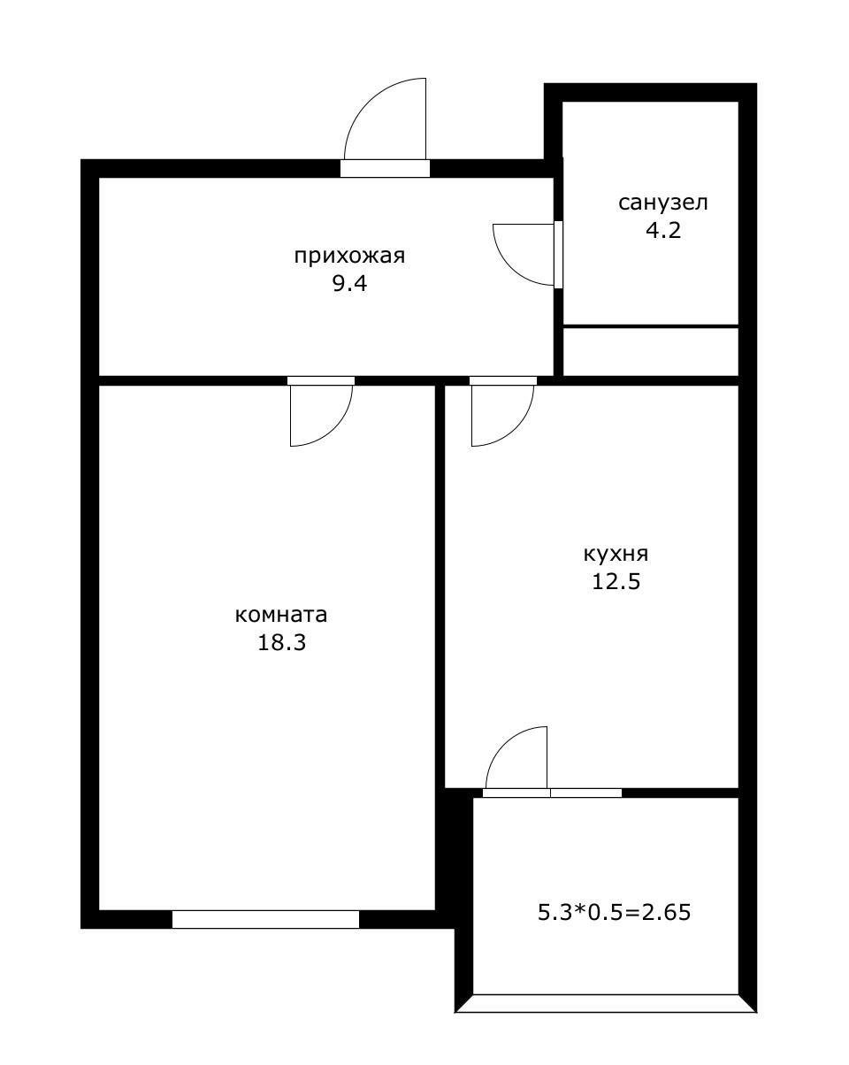 Фото №14: 1-комнатная квартира 50 м² - Краснодар, ЖК Тургенев, Западный внутригородской округ, Фестивальный, мкр. жилой комплекс Тургенев, ул. Дальняя, 8к1