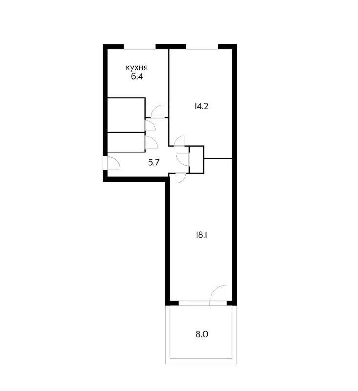 Фото №10: 2-комнатная квартира 56 м² - Краснодар, Карасунский внутригородской округ, мкр. Гидростроителей, ул. Трудовой Славы, 26