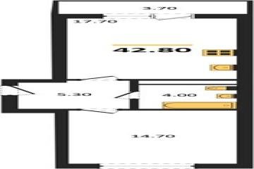 Фото №1: 1-комнатная квартира 42 м² - Берёзовый, мкр. Прикубанский внутригородской округ, ул. имени А.Н. Лодыгина, 6к2/1
