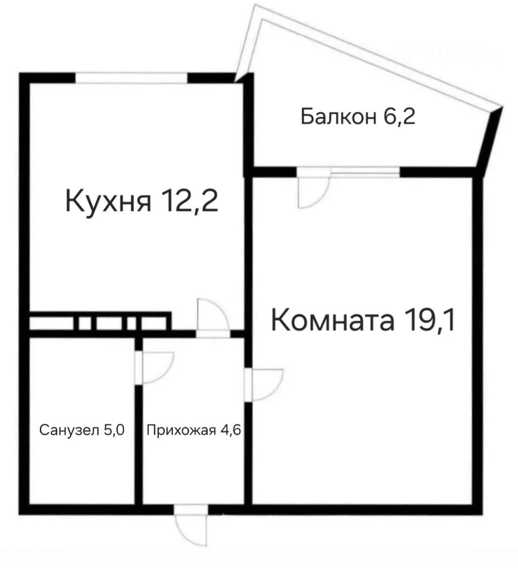 Фото №9: 1-комнатная квартира 40 м² - Краснодар, Прикубанский внутригородской округ, Завод Радиоизмерительных Приборов, Калинино, мкр. квартал Народный, пер. Ленинский, 20/1к9