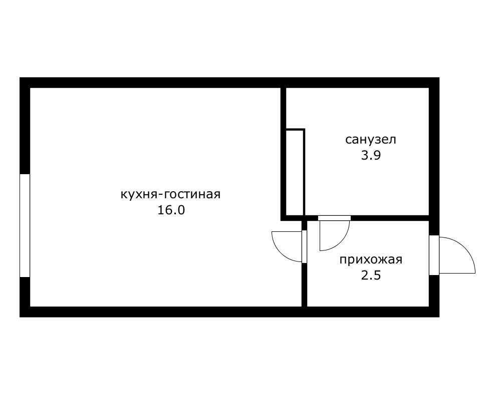 Фото №14: Студия 22 м² - Краснодар, Прикубанский внутригородской округ, мкр. жилой комплекс Самолёт-6, ул. Ивана Беличенко, 86к2
