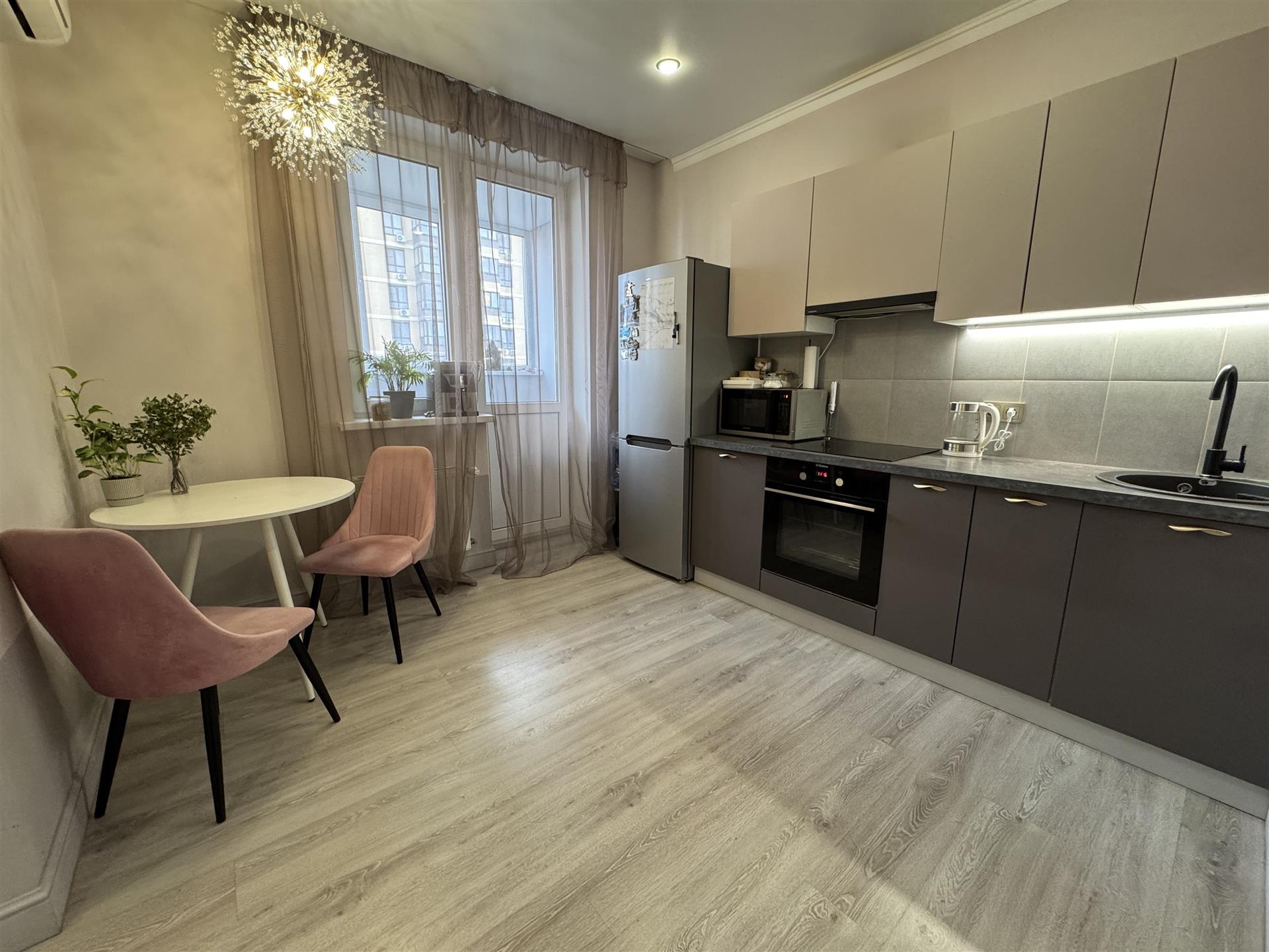 Фото №9: 1-комнатная квартира 38 м² - Краснодар, Карасунский внутригородской округ, Хлопчато-бумажный Комбинат, мкр. жилой комплекс Галактика, ул. Уральская, 71к1