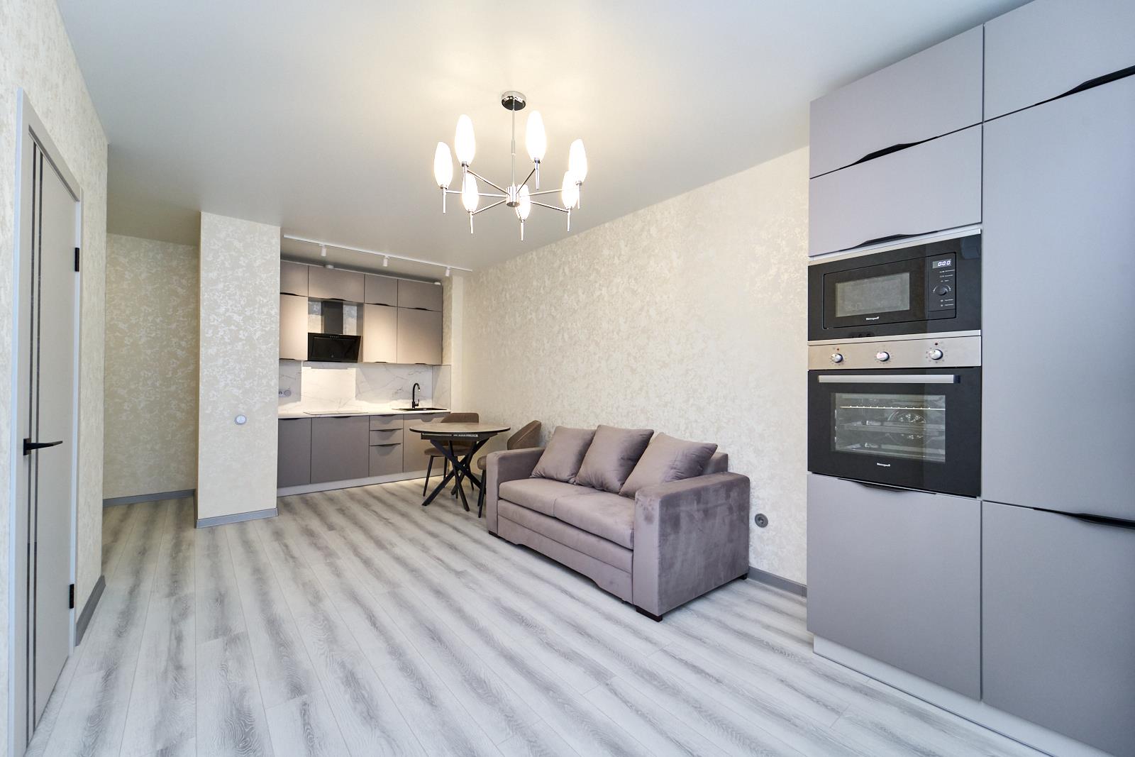 Фото №1: 1-комнатная квартира 40 м² - Краснодар, Прикубанский внутригородской округ, мкр. жилой комплекс Отражение, ул. Конгрессная, 41