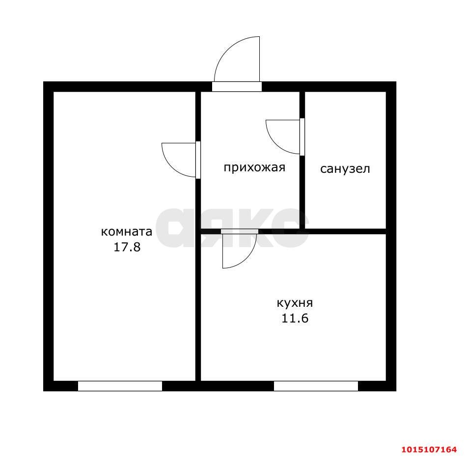 Фото №16: 1-комнатная квартира 35 м² - Краснодар, Карасунский внутригородской округ, мкр. Комсомольский, ул. Симферопольская, 54