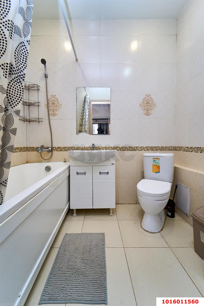 Фото №11: 1-комнатная квартира 38 м² - Краснодар, Прикубанский внутригородской округ, мкр. Губернский, ул. им. Героя Яцкова И.В., 9к3