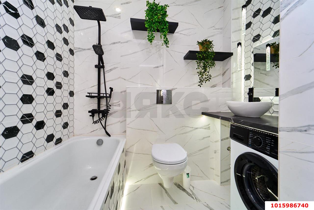 Фото №14: 1-комнатная квартира 35 м² - Краснодар, Прикубанский внутригородской округ, ЖК Лучший, мкр. имени Петра Метальникова, ул. Петра Метальникова, 38