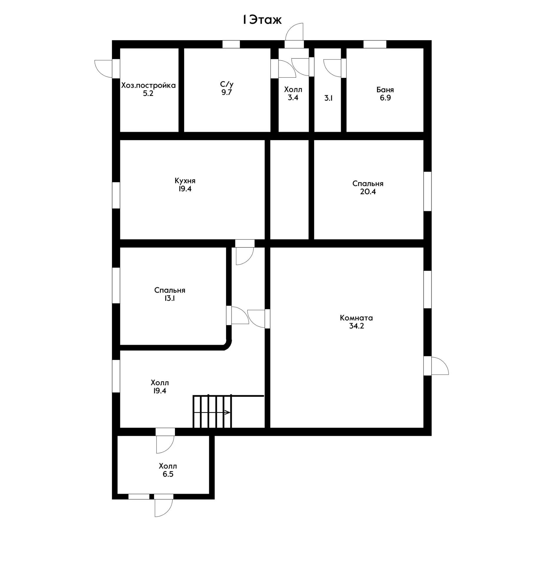 Фото №7: Дом 278 м² + 22 сот. - Апшеронск, ул. Камышовая