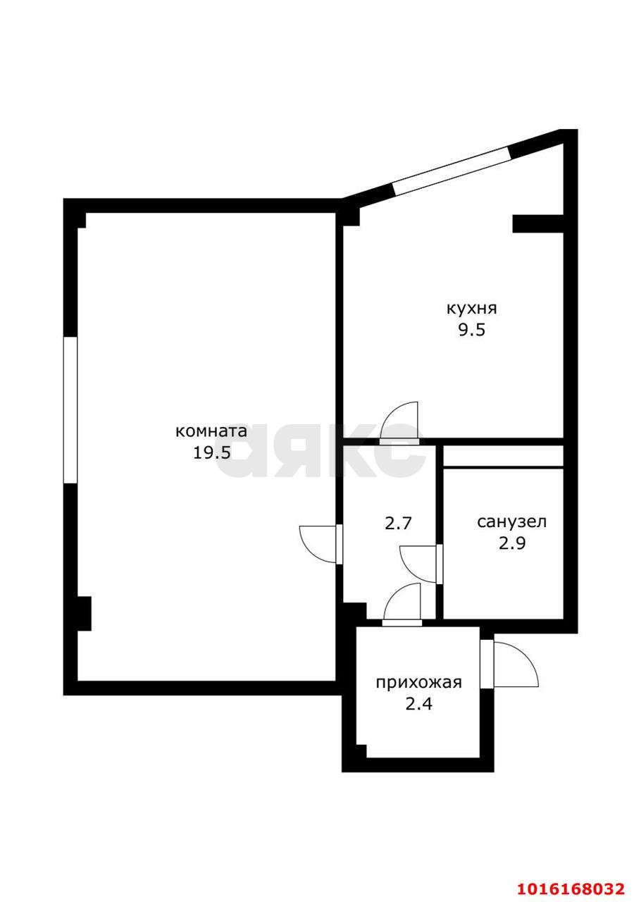 Фото №14: 1-комнатная квартира 37 м² - Яблоновский, мкр. жилой комплекс Южная Звезда, ул. Шоссейная, 70/1