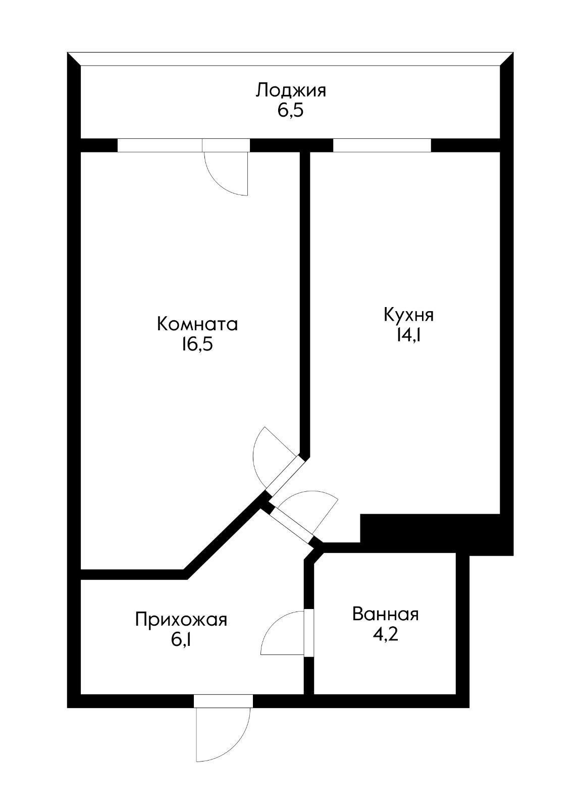 Фото №6: 1-комнатная квартира 47 м² - Краснодар, Прикубанский внутригородской округ, Музыкальный, мкр. ЖК Инсити, ул. Российская, 267/3к3