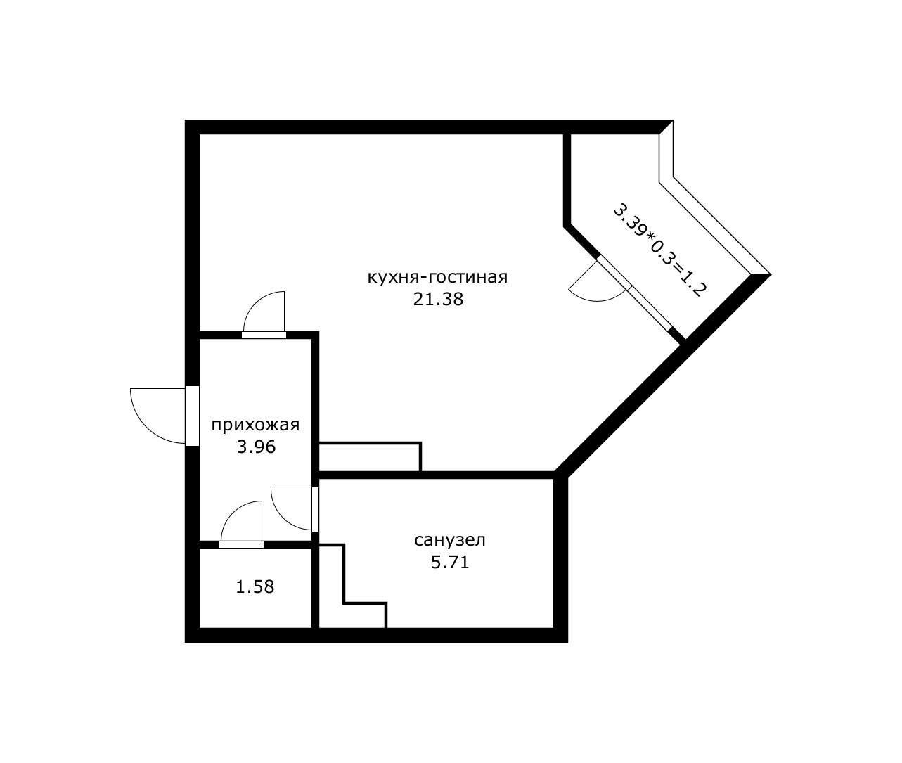Фото №10: 1-комнатная квартира 37 м² - Краснодар, Прикубанский внутригородской округ, Молодёжный, мкр. жилой комплекс Дуэт, ул. Душистая, 79к2