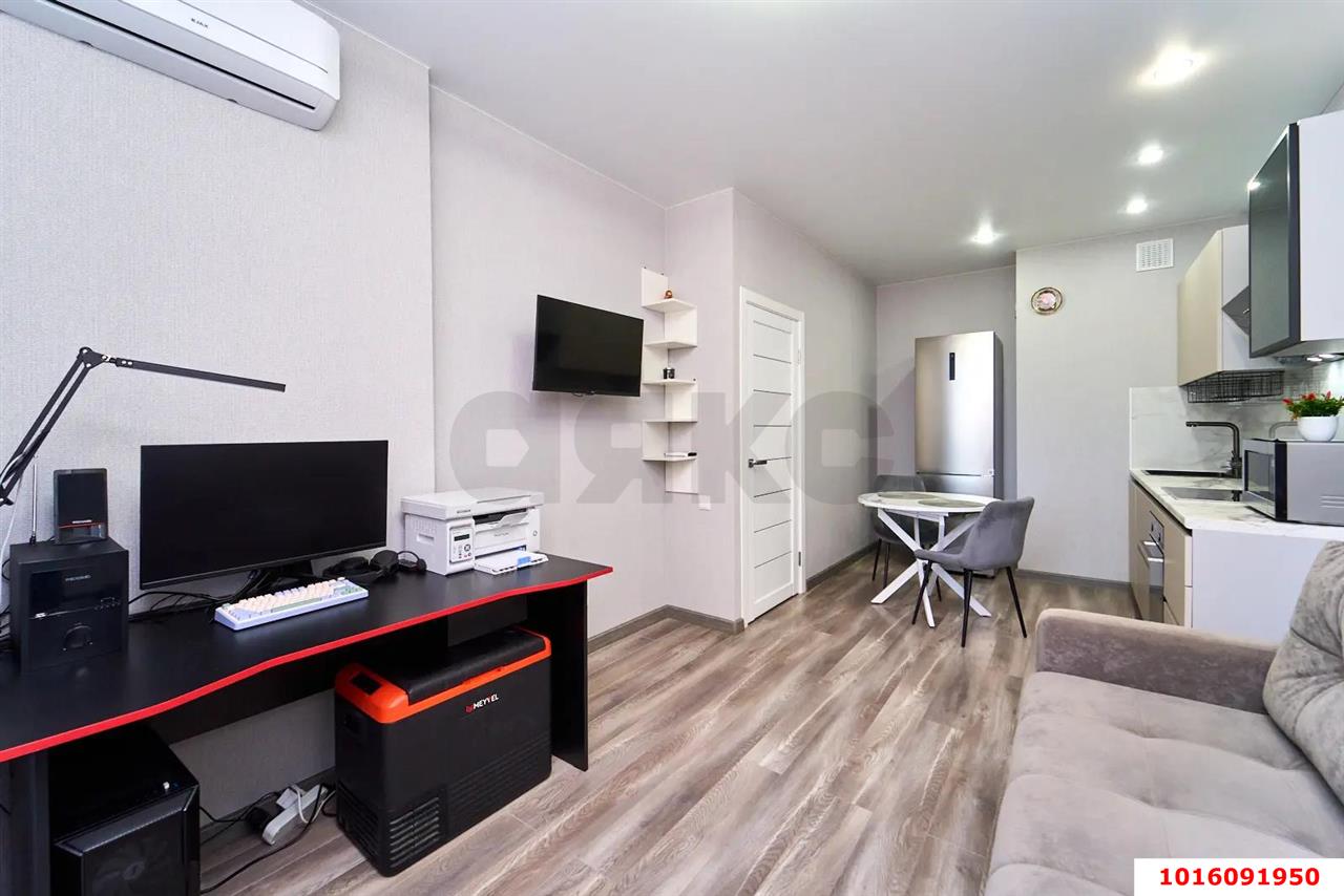 Фото №4: 1-комнатная квартира 38 м² - Краснодар, Прикубанский внутригородской округ, мкр. жилой комплекс Ракурс, ул. имени Героя Ростовского, 8к1