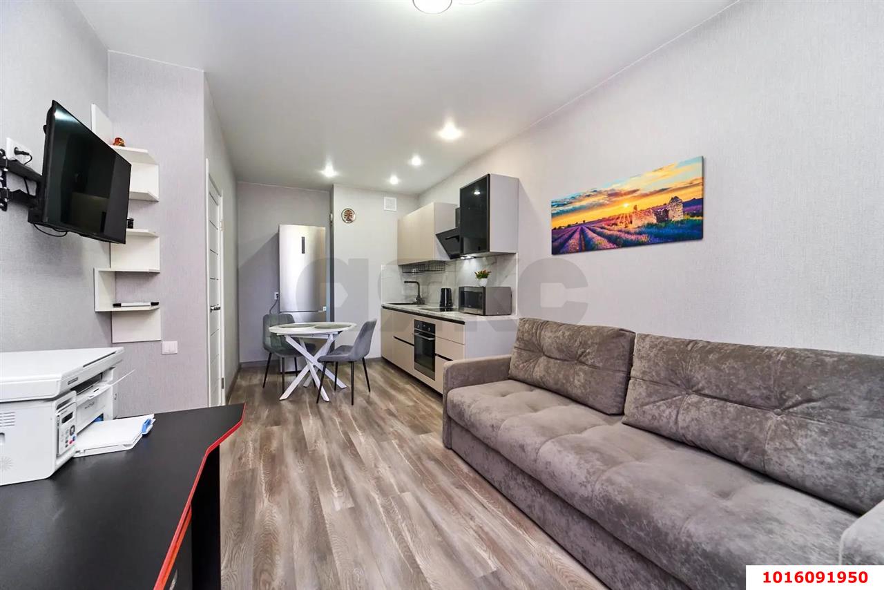 Фото №1: 1-комнатная квартира 38 м² - Краснодар, Прикубанский внутригородской округ, мкр. жилой комплекс Ракурс, ул. имени Героя Ростовского, 8к1