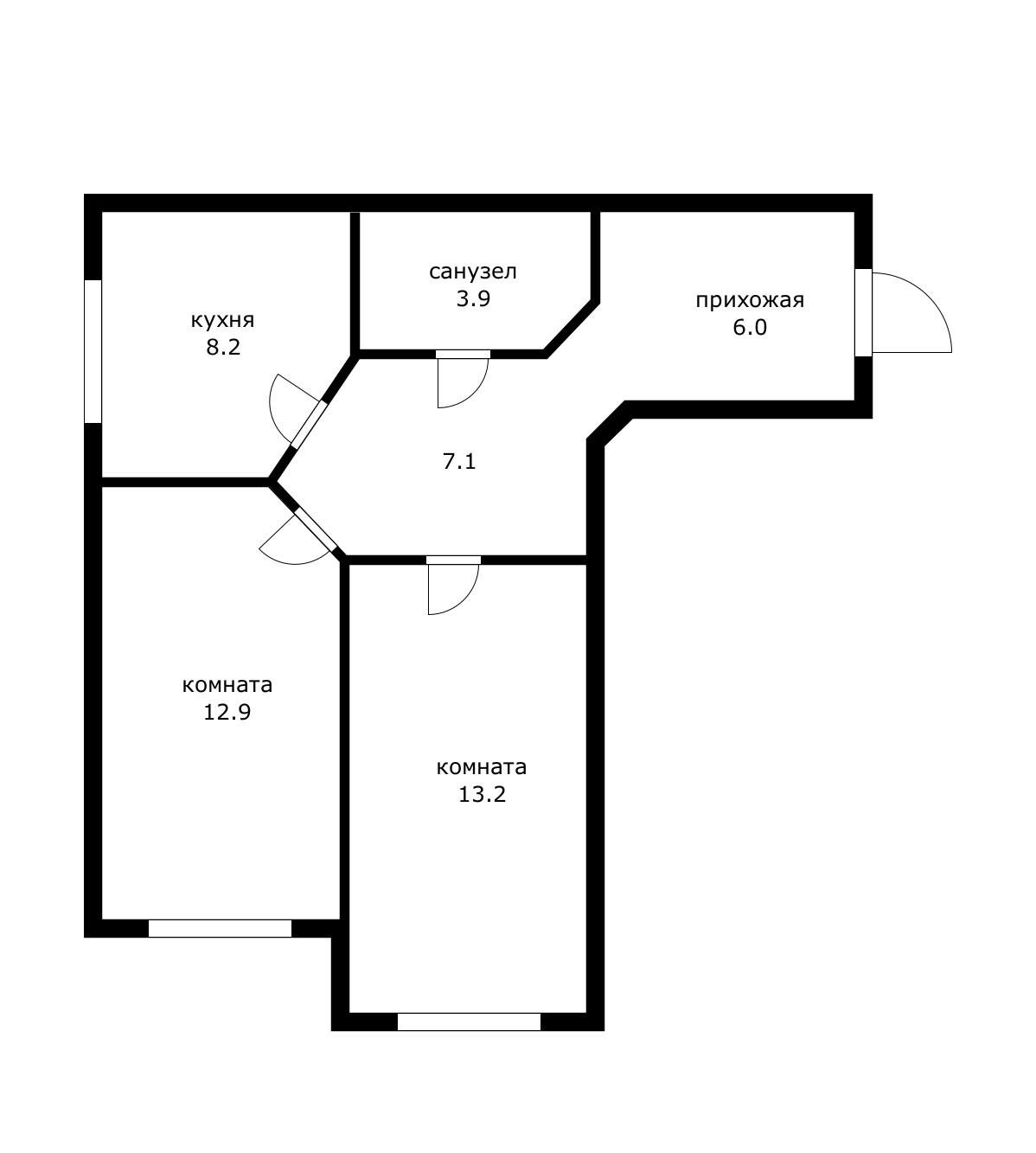 Фото №13: 2-комнатная квартира 51 м² - Краснодар, Карасунский внутригородской округ, ж/м Пашковский, ул. имени Евдокии Бершанской, 345/4
