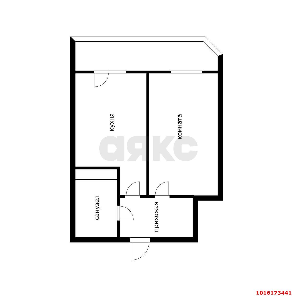 Фото №14: 1-комнатная квартира 50 м² - Краснодар, Прикубанский внутригородской округ, Фестивальный, мкр. жилой комплекс На высоте, ул. Каляева, 263/4к2