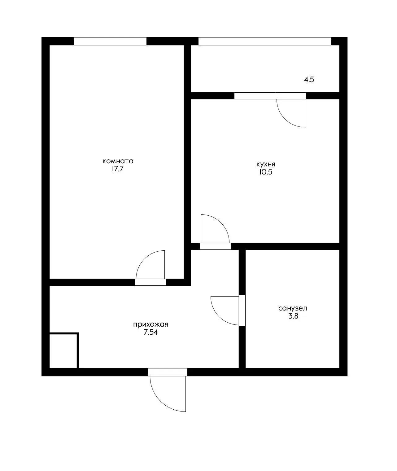 Фото №5: 1-комнатная квартира 44 м² - Краснодар, Карасунский внутригородской округ, Хлопчато-бумажный Комбинат, мкр. жилой комплекс Гранд Пэлэс, ул. Уральская, 75/1