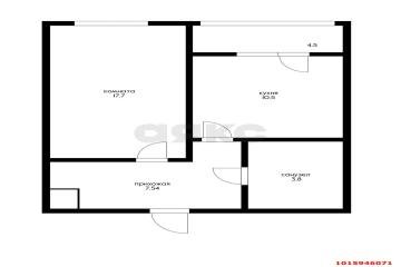 Фото №5: 1-комнатная квартира 44 м² - Краснодар, мкр. жилой комплекс Гранд Пэлэс, ул. Уральская, 75/1