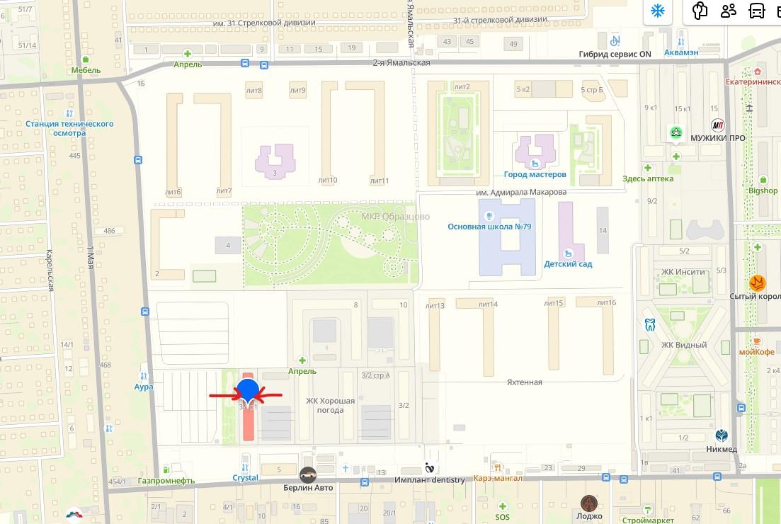 Фото №2: Коммерция 104 м² - Краснодар, Прикубанский внутригородской округ, мкр. жилой комплекс Хорошая Погода, ул. Кирилла Россинского, 3/1к1