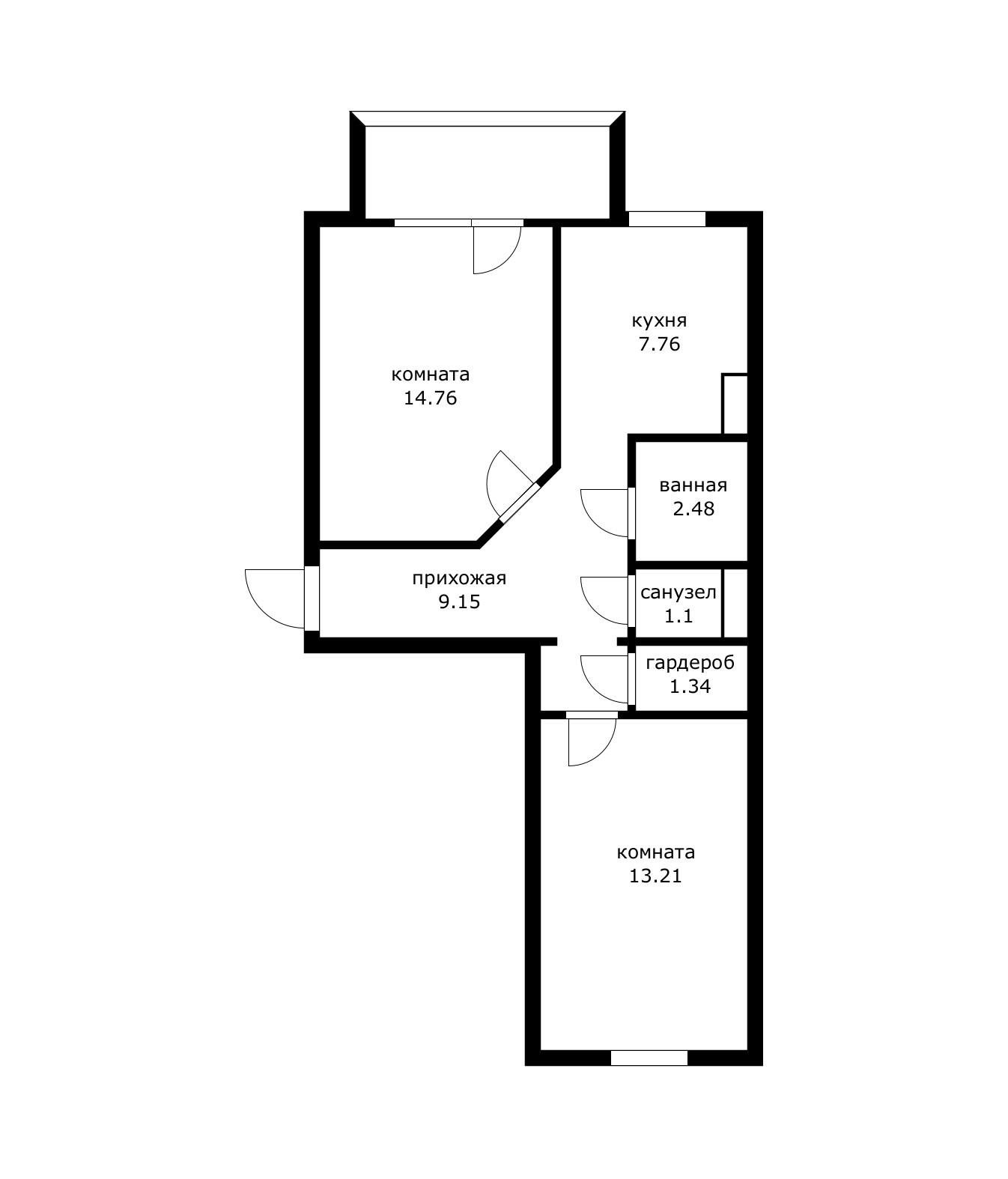 Фото №9: 2-комнатная квартира 48 м² - Краснодар, Прикубанский внутригородской округ, мкр. Восточно-Кругликовский, ул. Восточно-Кругликовская, 64