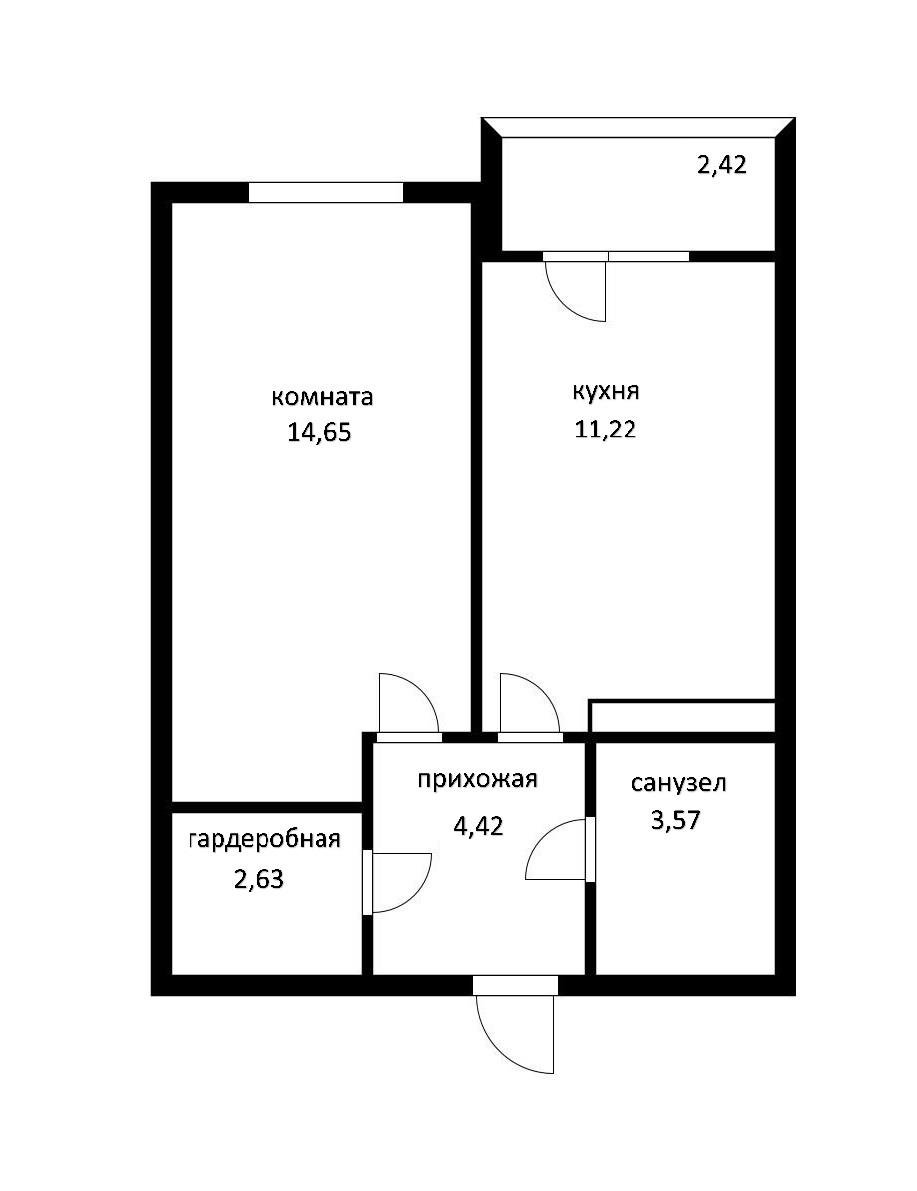 Фото №4: 1-комнатная квартира 36 м² - Краснодар, Карасунский внутригородской округ, ЖК Марсель, ж/р Новознаменский, ул. Войсковая, 20к11