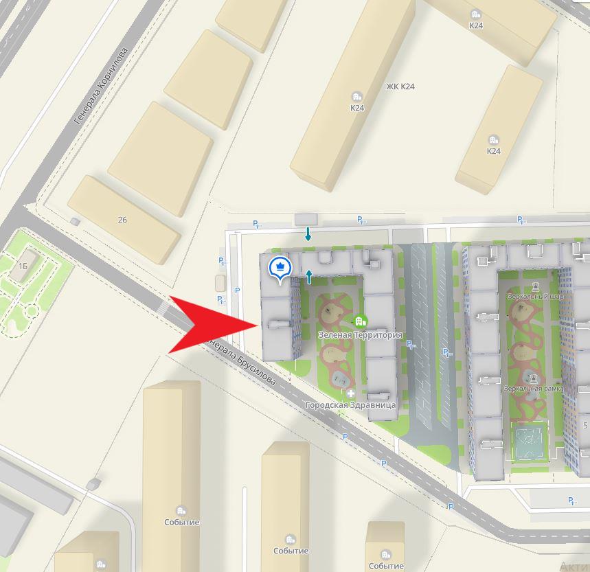 Фото №8: Коммерция 62 м² - Краснодар, Прикубанский внутригородской округ, мкр. жилой комплекс Зелёная Территория, ул. имени Генерала Брусилова, 5