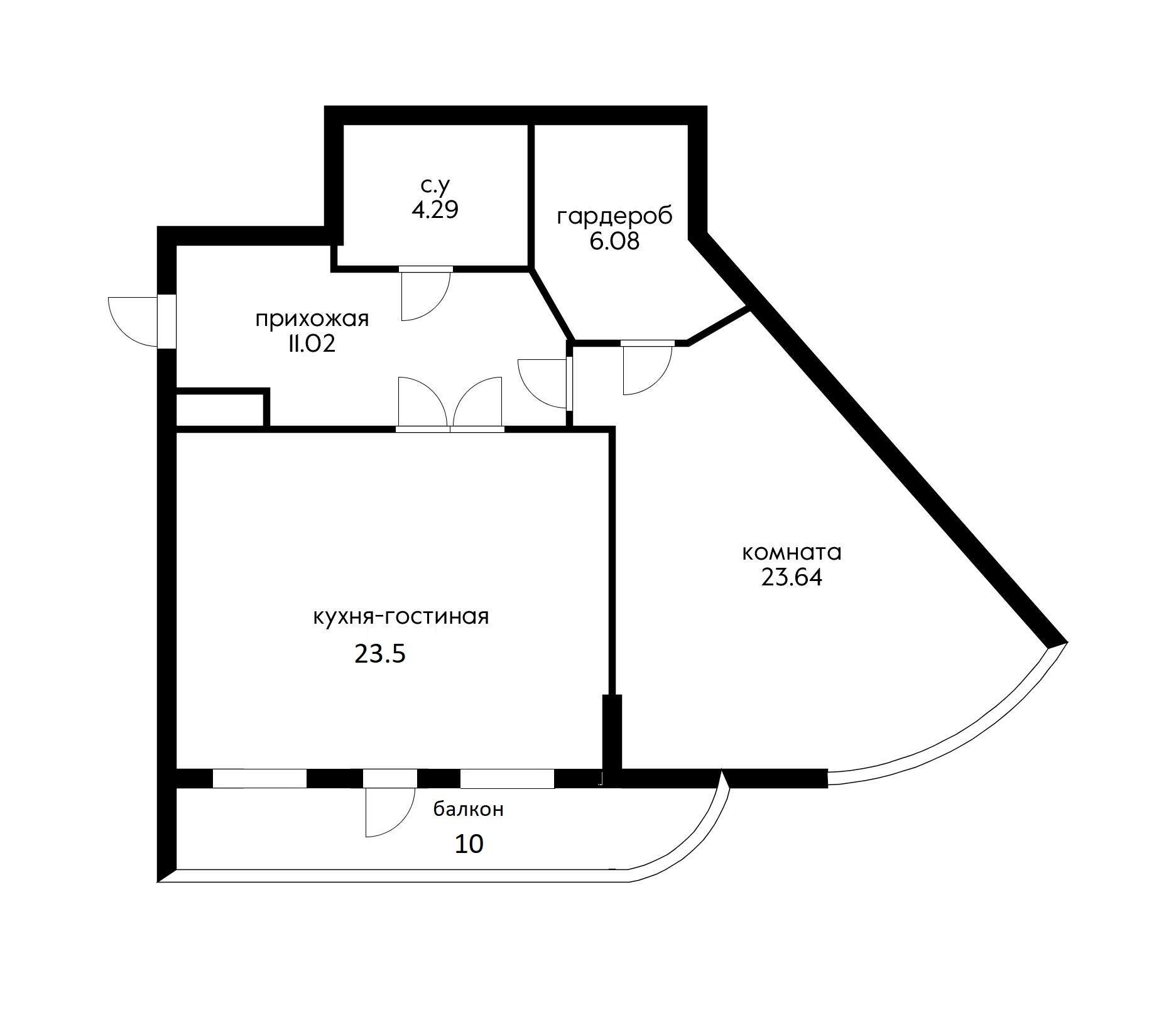 Фото №20: 1-комнатная квартира 80 м² - Краснодар, мкр. Западный внутригородской округ, ул. имени Дзержинского, 93
