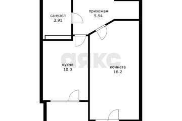Фото №2: 1-комнатная квартира 40 м² - Краснодар, мкр. жилой комплекс Дуэт, ул. Душистая, 77к1