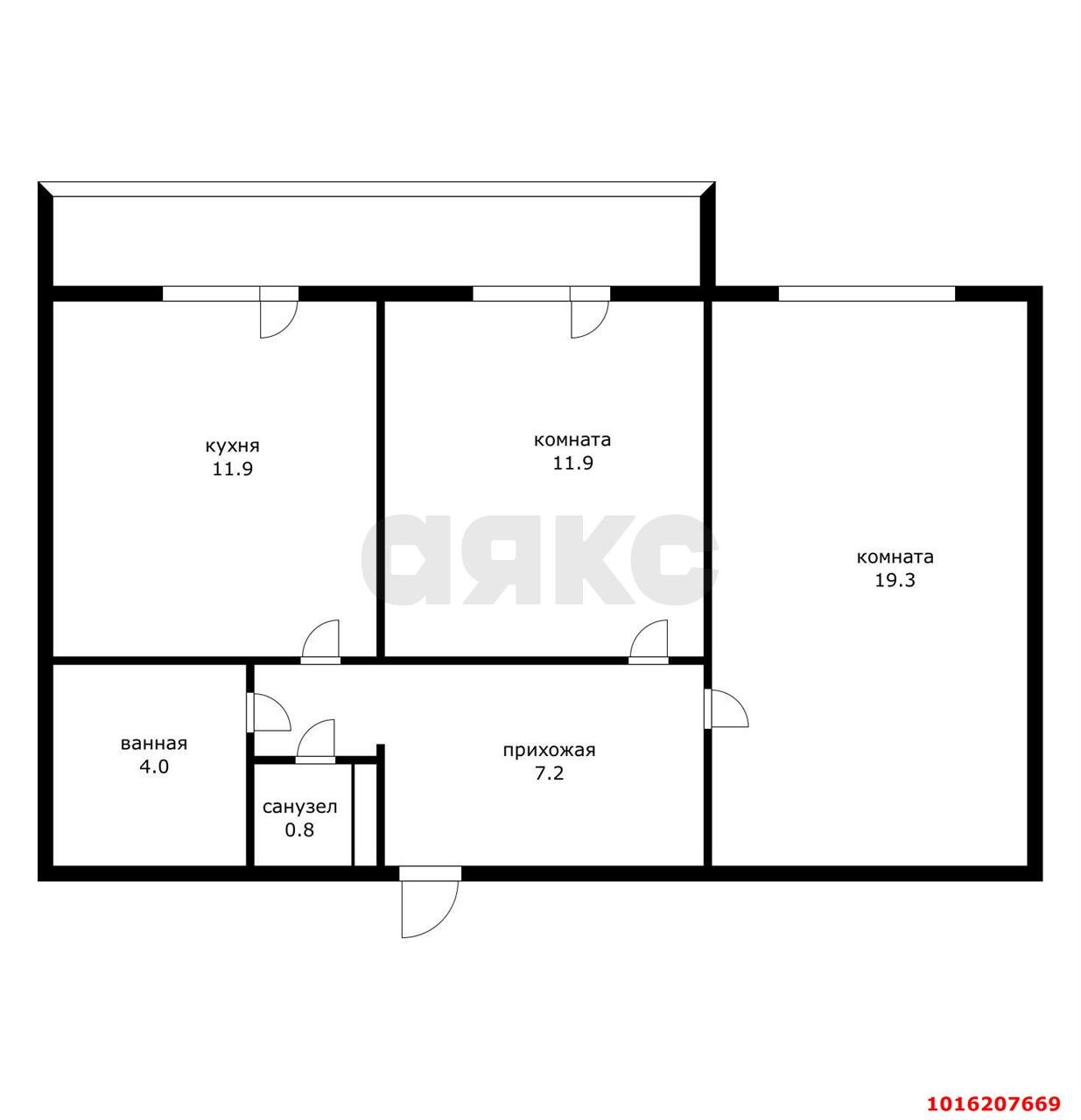 Фото №10: 2-комнатная квартира 56 м² - Краснодар, Прикубанский внутригородской округ, мкр. Восточно-Кругликовский, ул. Героя А.А. Аверкиева, 6