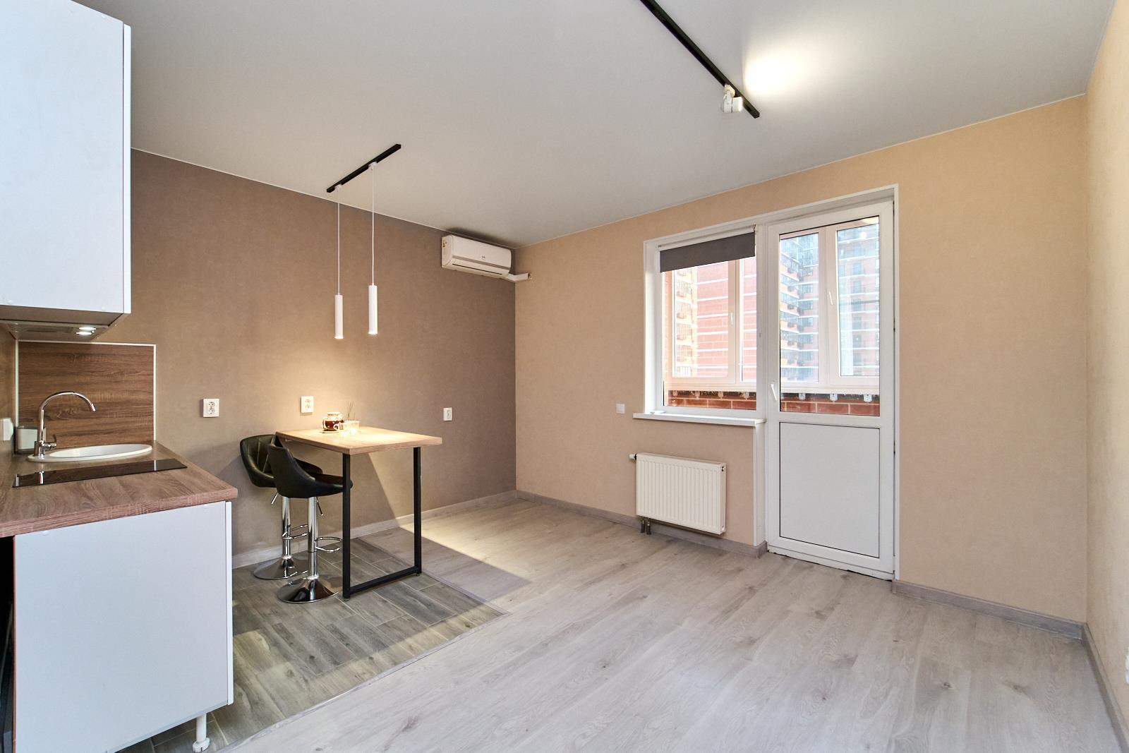 Фото №1: Студия 28 м² - Краснодар, Прикубанский внутригородской округ, ж/м имени Демьяна Бедного, пр-д 1-й Лиговский, 22