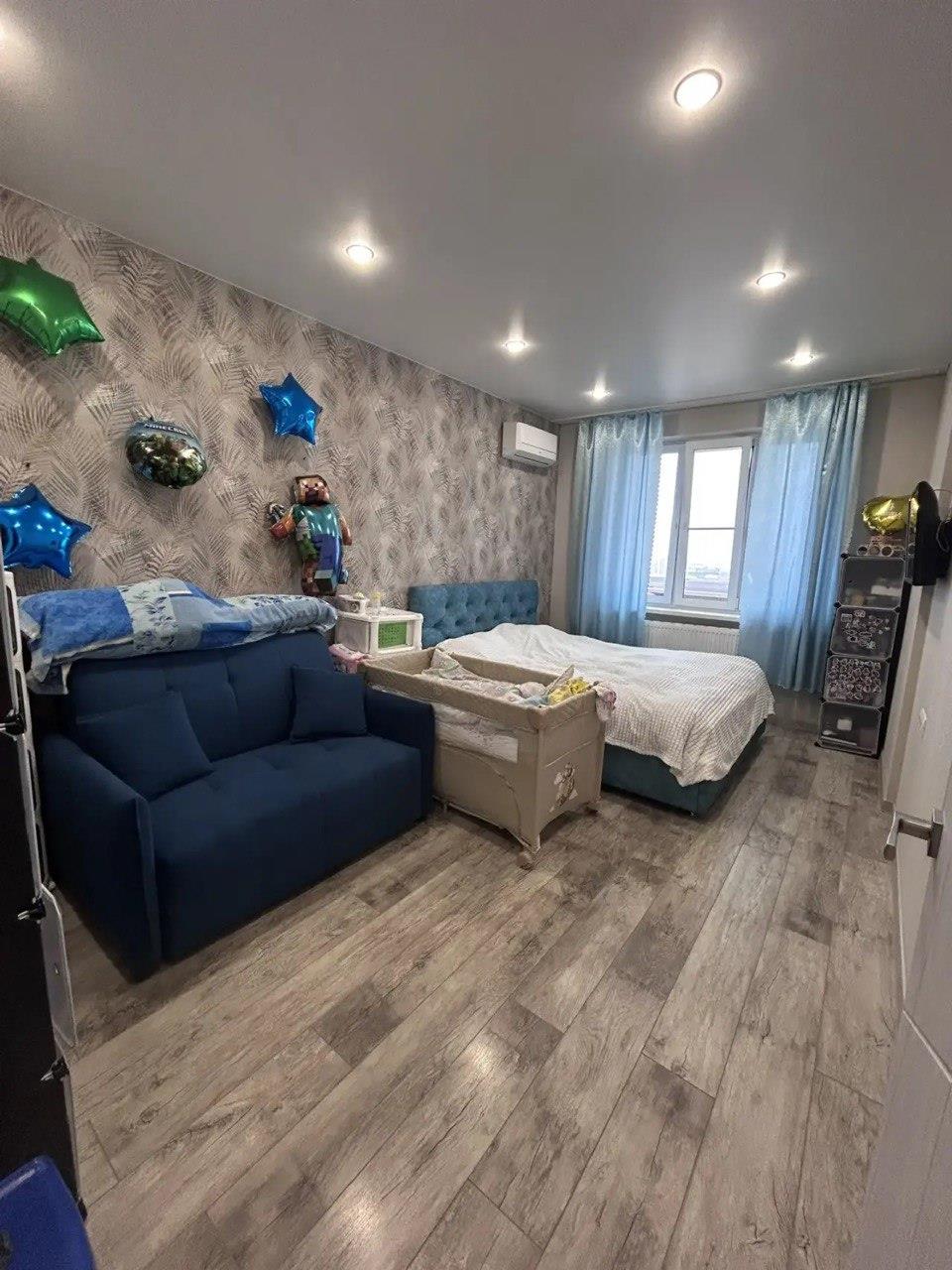 Фото №1: 1-комнатная квартира 36 м² - Краснодар, Прикубанский внутригородской округ, Калинино, Завод Радиоизмерительных Приборов, мкр. ЖК Акварели-2, ул. Тепличная, 62/1к4