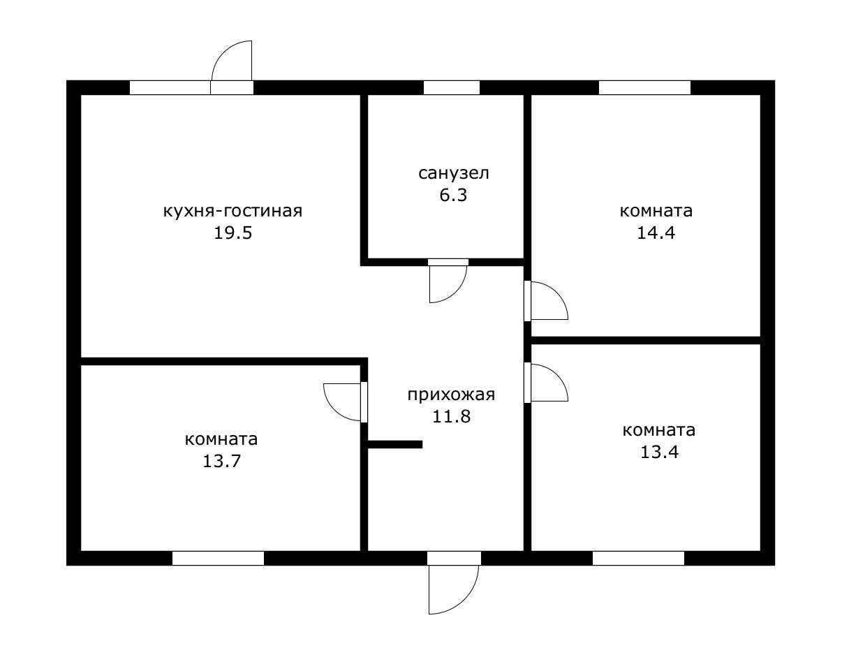 Фото №9: Дом 83 м² + 5 сот. - Старомышастовская, пер. Берёзовый