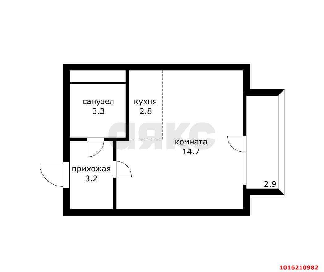 Фото №10: Студия 26 м² - Краснодар, ул. Западный Обход, 42к2