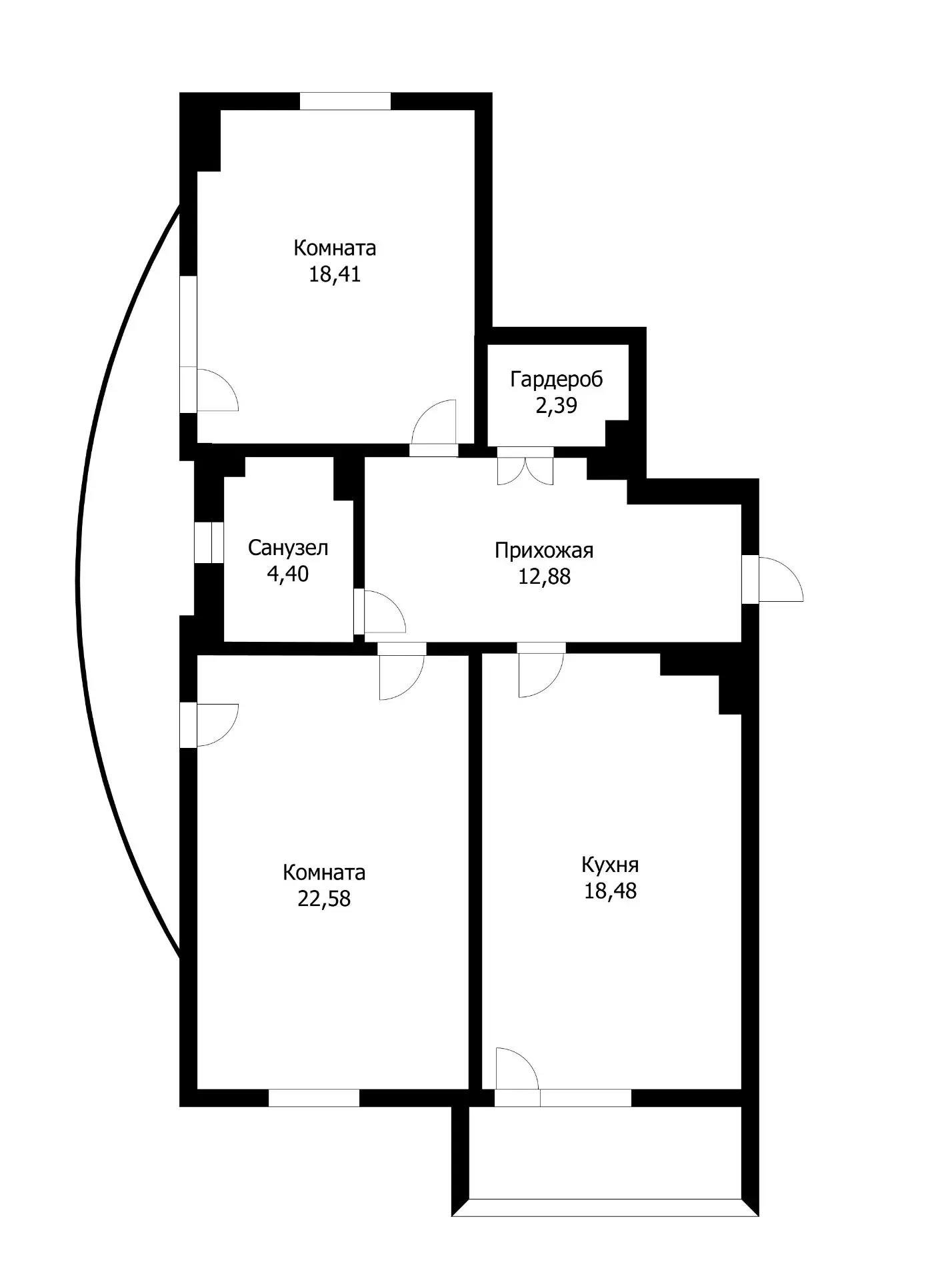 Фото №10: 2-комнатная квартира 79 м² - Краснодар, Западный внутригородской округ, мкр. Центральный, ул. Постовая, 29