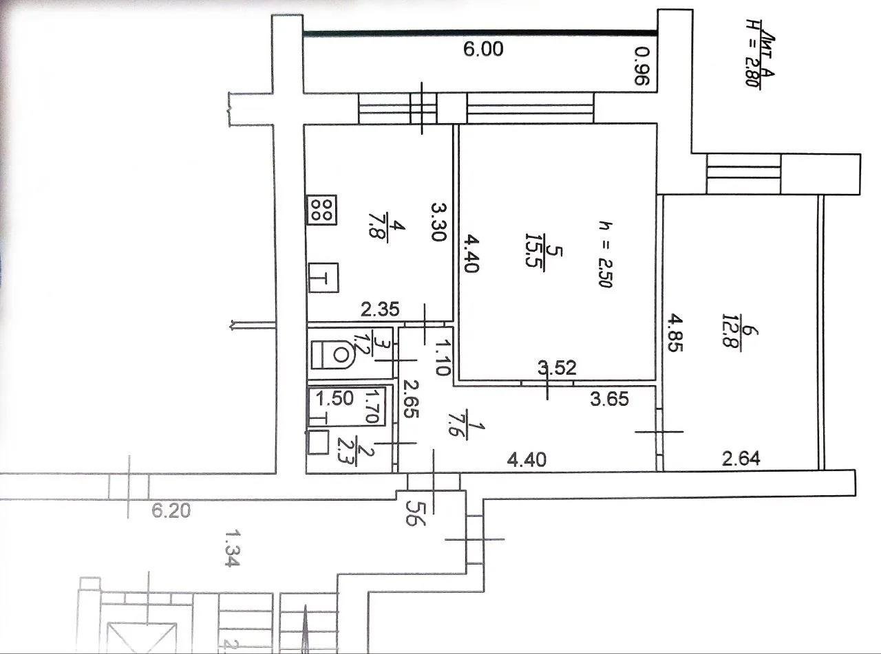 Фото №15: 2-комнатная квартира 53 м² - Краснодар, ул. Алма-Атинская, 148