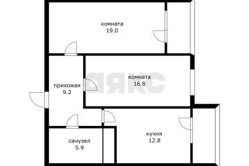 Фото №1: 2-комнатная квартира <span class="whitespace-nowrap">63 м²</span>, <span class="whitespace-nowrap">17/24 эт.</span> - Краснодар, мкр. ЖК Тургенев, ул. Дальняя, 8к1