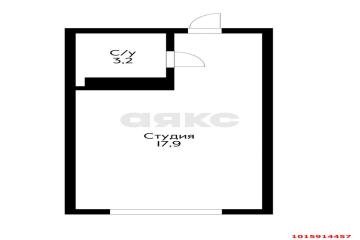 Фото №4: Студия 20 м² - Краснодар, мкр. Догма Парк, ул. Марины Цветаевой, 1к1