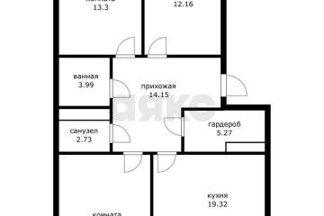 Фото №1: 3-комнатная квартира <span class="whitespace-nowrap">90 м²</span>, <span class="whitespace-nowrap">16/25 эт.</span> - Краснодар, мкр. Школьный, ул. Школьная, 1