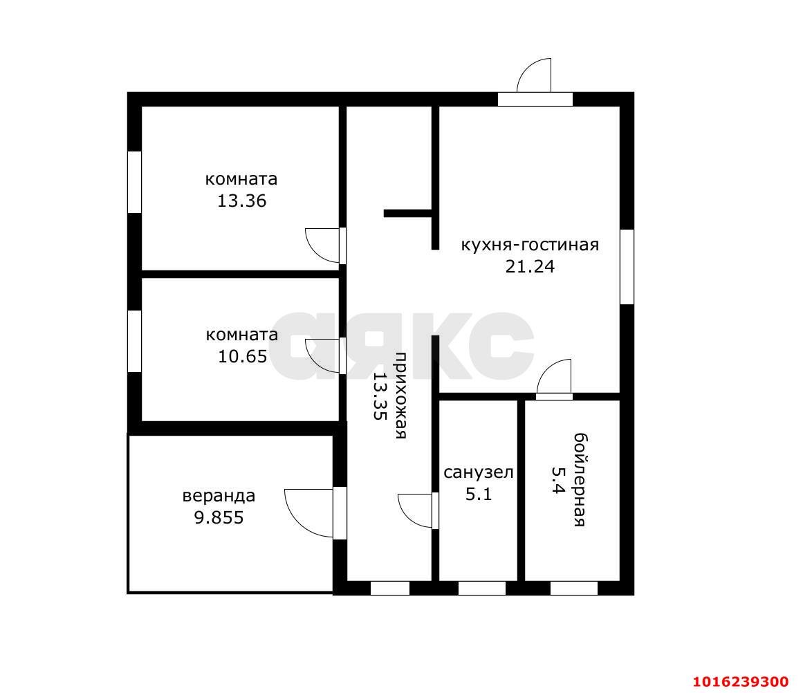Фото №9: Дом 82 м² + 4 сот. - Кубанская Нива-2, мкр. Прикубанский внутригородской округ, ул. Грушевая, 438