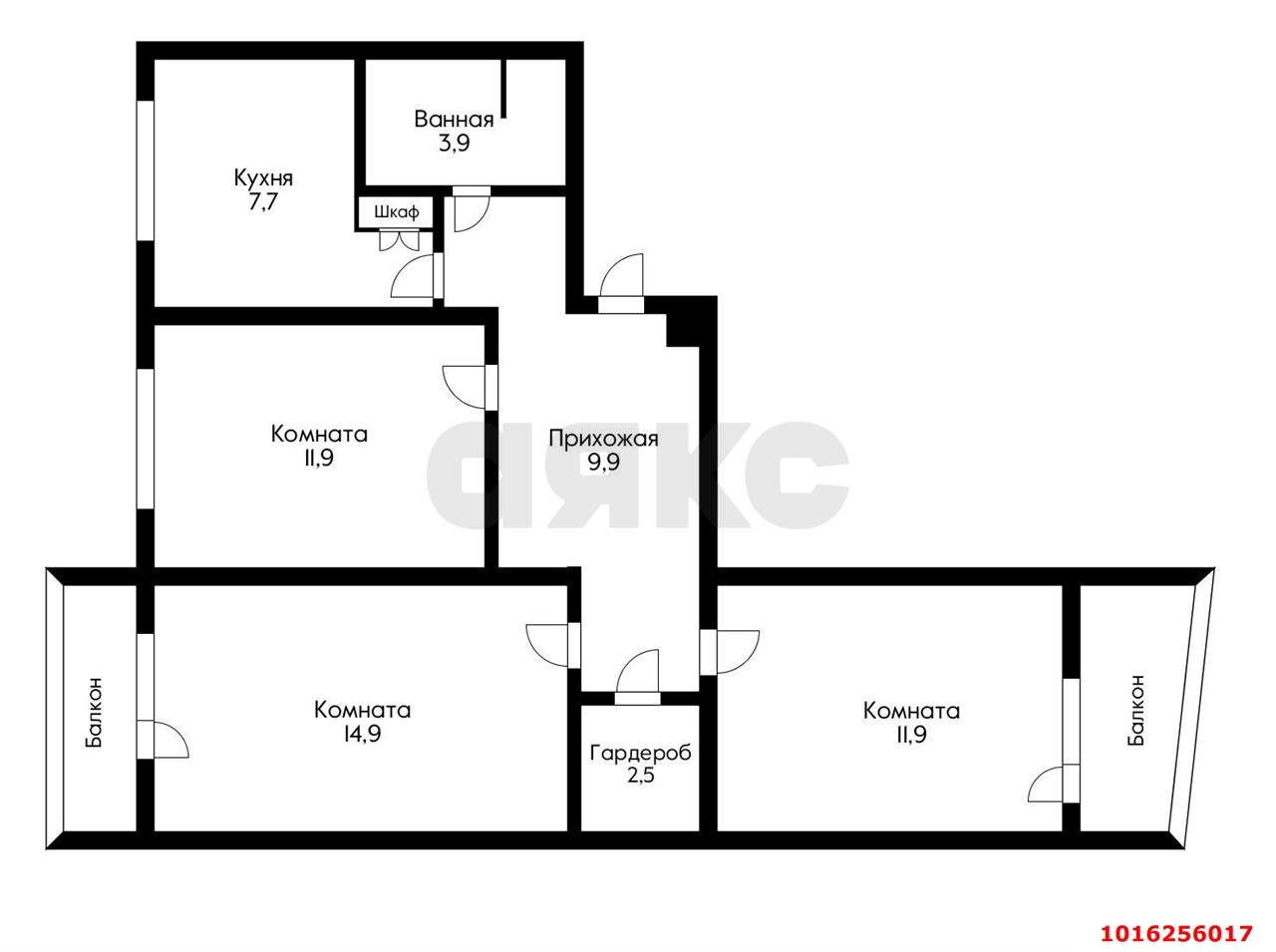 Фото №10: 3-комнатная квартира 65 м² - Краснодар, Карасунский внутригородской округ, мкр. Гидростроителей, ул. Трудовой Славы, 8