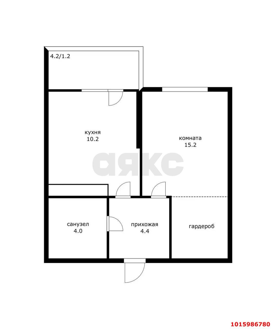 Фото №11: 1-комнатная квартира 34 м² - Краснодар, Прикубанский внутригородской округ, мкр. жилой комплекс Отражение, ул. Конгрессная, 41