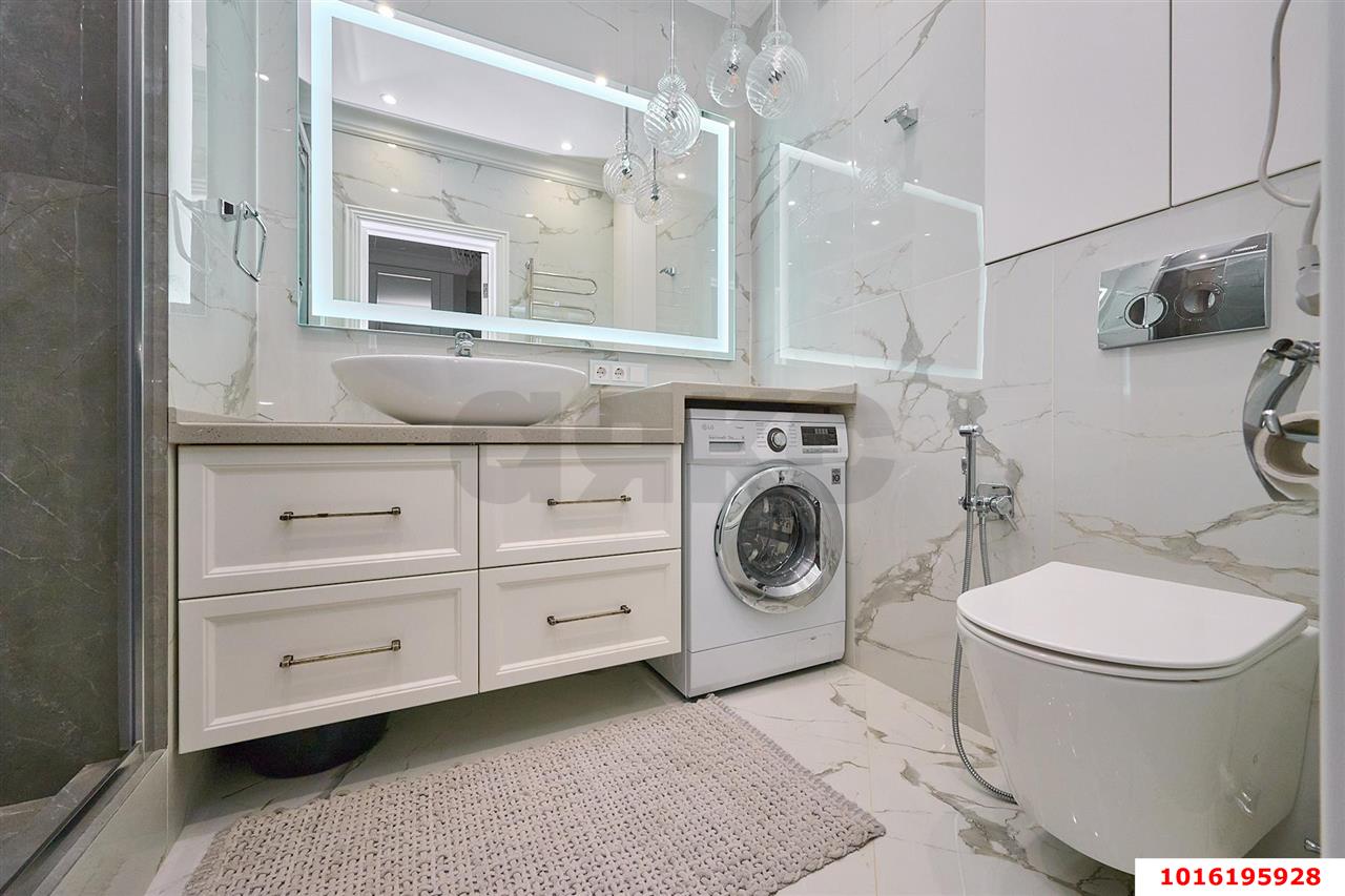 Фото №12: 2-комнатная квартира 66 м² - Краснодар, Прикубанский внутригородской округ, Фестивальный, ЖК Седьмой Континент, Отделение № 1 совхоза Солнечный, мкр. жилой комплекс Седьмой Континент, ул. Совхозная, 1к1