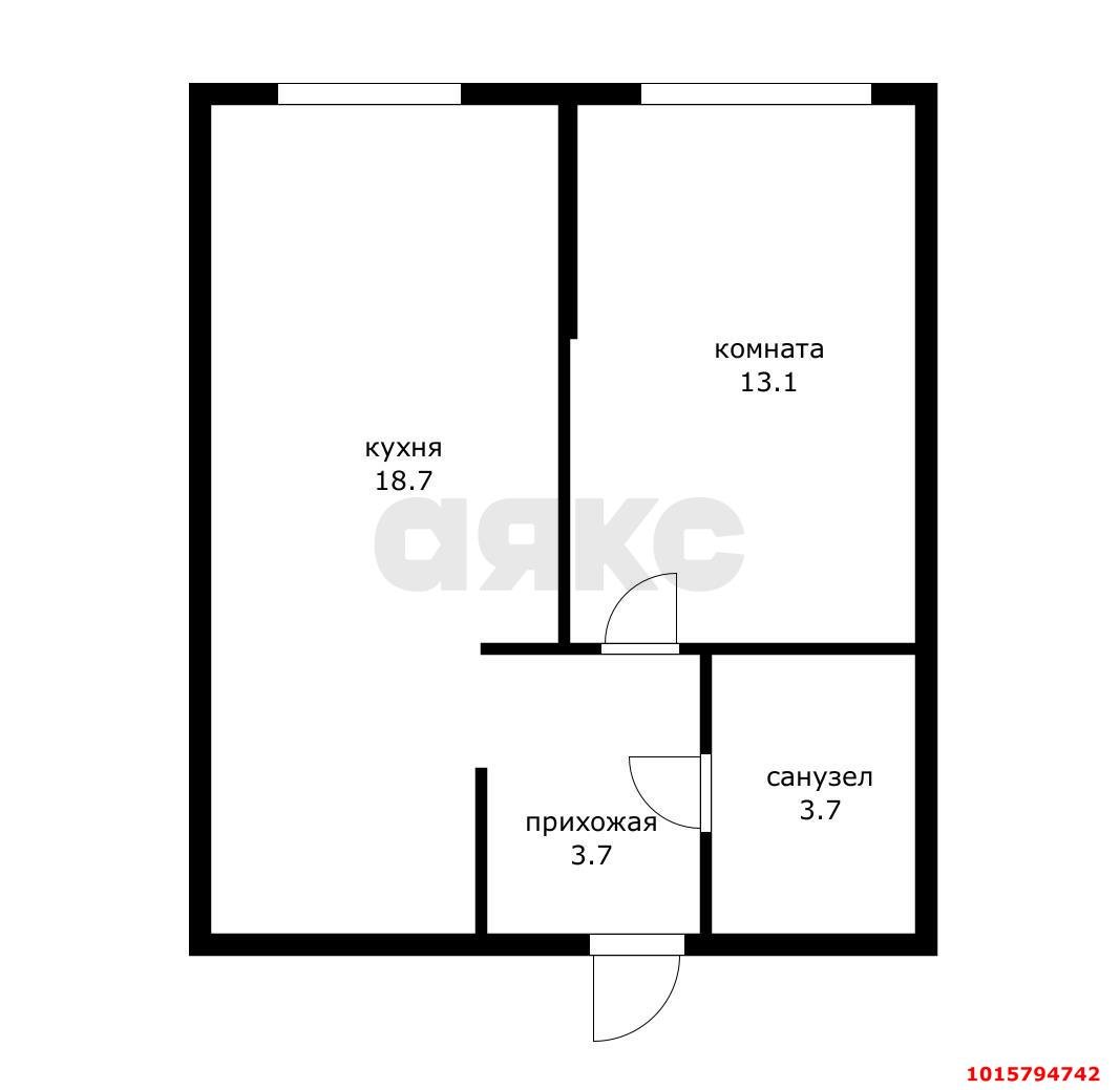 Фото №12: 1-комнатная квартира 39 м² - Краснодар, Прикубанский внутригородской округ, мкр. жилой комплекс Самолёт-6, ул. Ивана Беличенко, 92к2