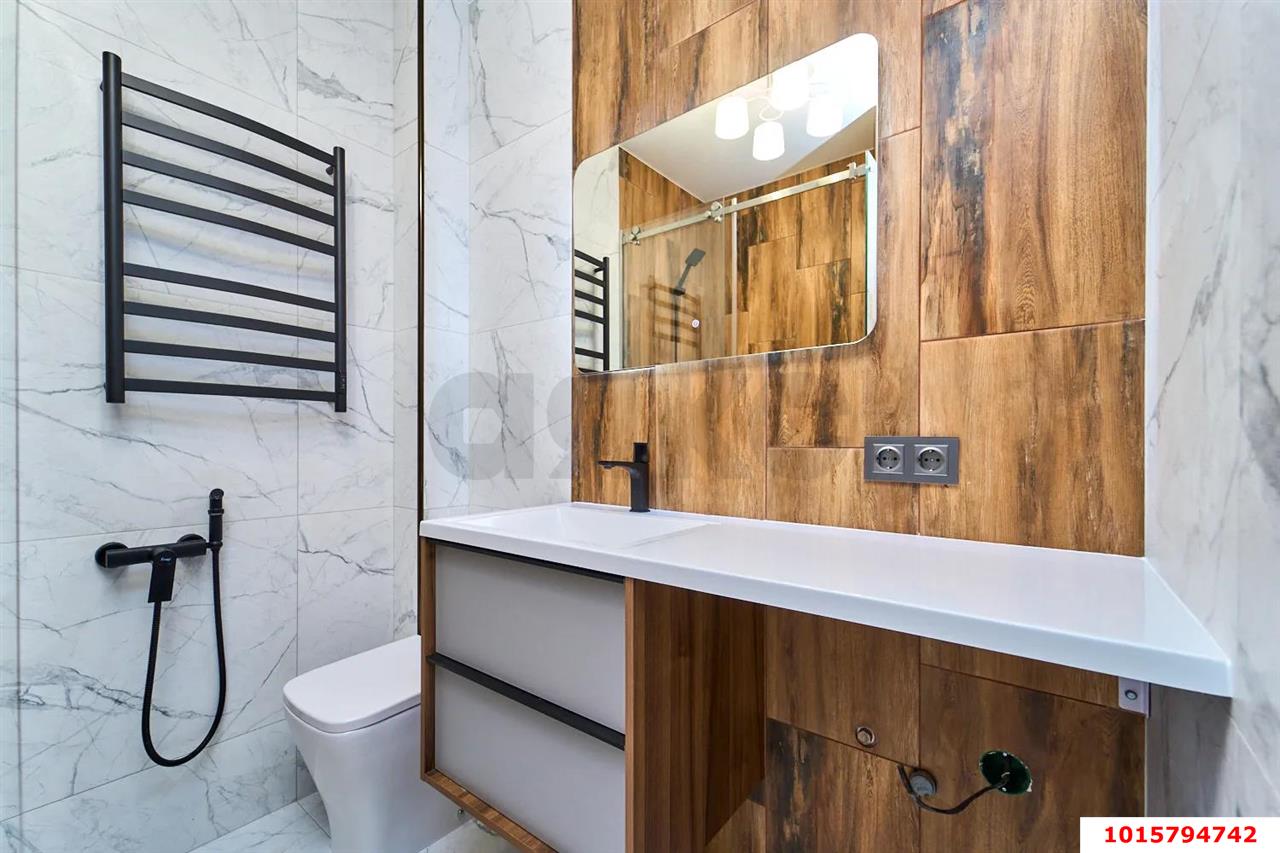 Фото №7: 1-комнатная квартира 39 м² - Краснодар, Прикубанский внутригородской округ, мкр. жилой комплекс Самолёт-6, ул. Ивана Беличенко, 92к2