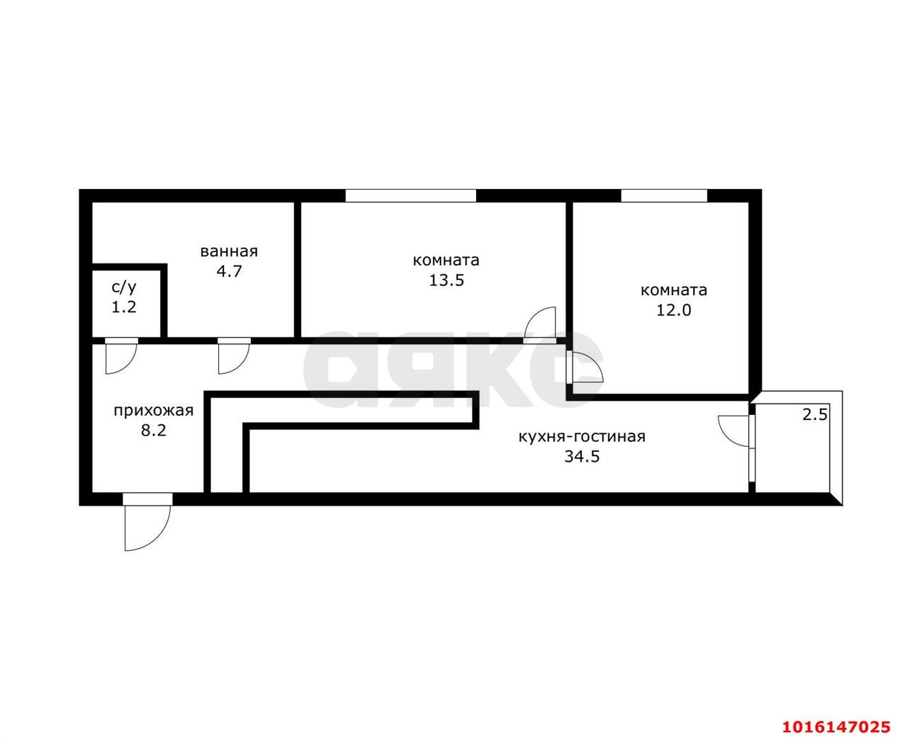 Фото №16: 2-комнатная квартира 78 м² - Краснодар, Прикубанский внутригородской округ, мкр. Круглик, ул. Филатова, 19
