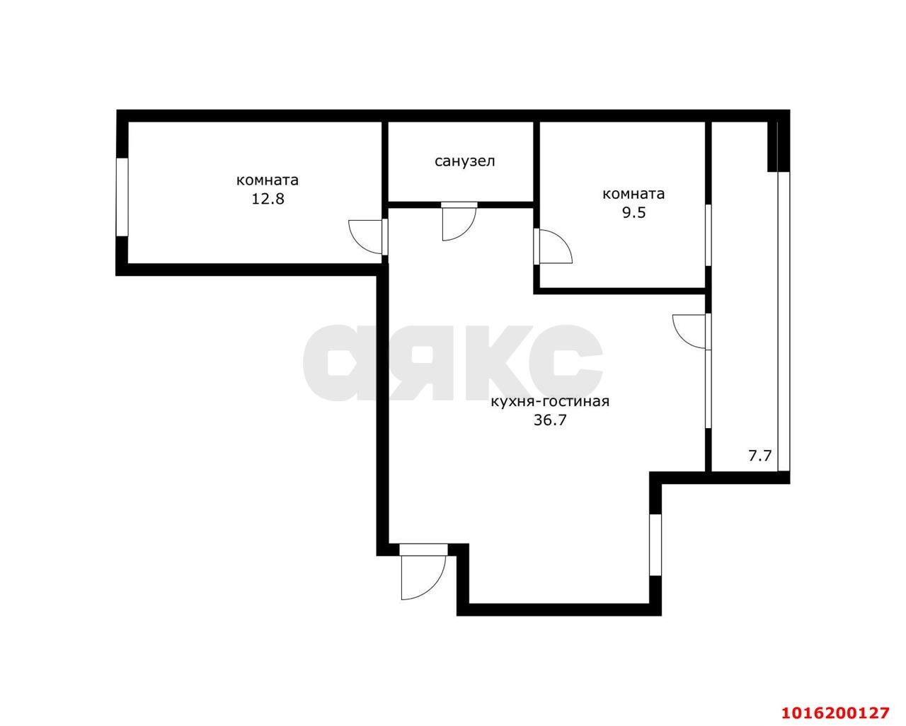 Фото №16: 3-комнатная квартира 68 м² - Краснодар, ул. Алма-Атинская, 148
