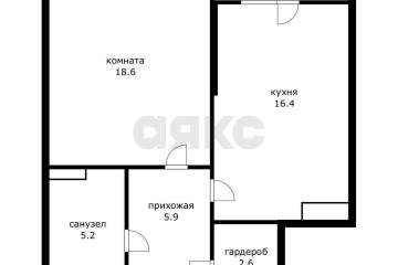 Фото №5: 1-комнатная квартира 53 м² - Краснодар, мкр. Карасунский внутригородской округ, ул. Уральская, 100/5