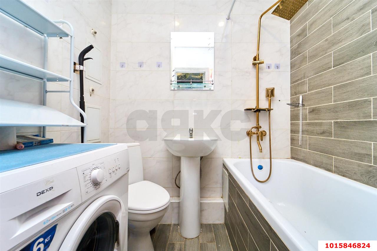 Фото №9: Студия 23 м² - Краснодар, Прикубанский внутригородской округ, Калинино, Завод Радиоизмерительных Приборов, мкр. ЖК Акварели-2, ул. Тепличная, 62/1к1